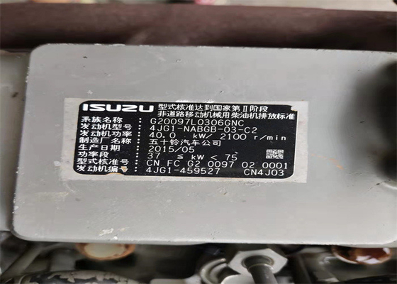 Ekskavatör SY55 ZX70 Orijinal Metal Malzeme için 4JG1 Dizel Kullanılmış Motor Komplesi