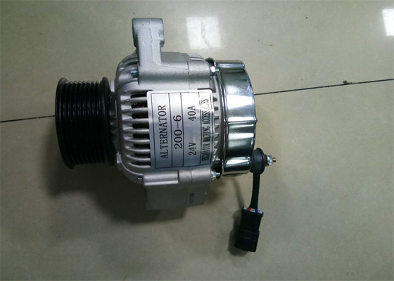 6D107 Ekskavatör PC200-8 600-861-3420 için 24V 40A Dizel Motor Alternatörü